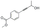 METHYL 4-(3-HYDROXY-1-BUTYNYL)BENZOATE Struktur