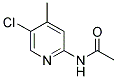 N-(5-CHLORO-4-METHYL-PYRIDIN-2-YL)-ACETAMIDE Struktur