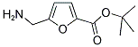 5-AMINOMETHYL-FURAN-2-CARBOXYLIC ACID TERT-BUTYL ESTER Struktur
