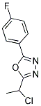 2-(1-CHLOROETHYL)-5-(4-FLUOROPHENYL)-1,3,4-OXADIAZOLE Struktur