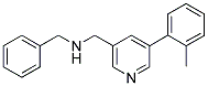 N-BENZYL-(5-O-TOLYLPYRIDIN-3-YL)METHANAMINE Struktur