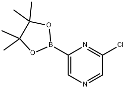 6-CHLOROPYRAZINE-2-BORONIC ACID PINACOL ESTER Struktur