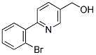 [6-(2-BROMOPHENYL)PYRIDIN-3-YL]METHANOL Struktur