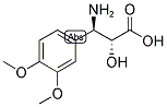 3-(R)-AMINO-2-(R)-HYDROXY-3-(3,4-DIMETHOXY-PHENYL)-PROPIONIC ACID Struktur