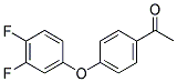 4'-(3,4-DIFLUOROPHENOXY)ACETOPHENONE Struktur