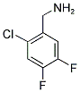 2-CHLORO-4,5-DIFLUORO-BENZYLAMINE Struktur