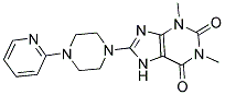 1,3-DIMETHYL-8-(4-PYRIDIN-2-YLPIPERAZIN-1-YL)-3,7-DIHYDRO-1H-PURINE-2,6-DIONE Struktur