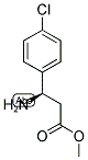 (R)-3-AMINO-3-(4-CHLORO-PHENYL)-PROPIONIC ACID METHYL ESTER Struktur