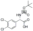 (S)-TERT-BUTOXYCARBONYLAMINO-(3,4-DICHLORO-PHENYL)-ACETIC ACID Struktur