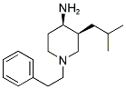 CIS-1-(2-PHENYLETHYL)-3-(ISOBUTYL)PIPERIDIN-4-AMINE Struktur