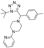 1-((1-TERT-BUTYL-1H-TETRAZOL-5-YL)(P-TOLYL)METHYL)-4-(PYRIDIN-2-YL)PIPERAZINE