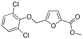 METHYL 5-[(2,6-DICHLOROPHENOXY)METHYL]-2-FUROATE Struktur