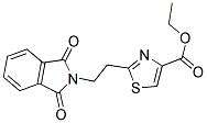 ETHYL 2-[2-(1,3-DIOXO-1,3-DIHYDRO-2H-ISOINDOL-2-YL)ETHYL]-1,3-THIAZOLE-4-CARBOXYLATE Struktur