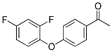 4'-(2,4-DIFLUOROPHENOXY)ACETOPHENONE Struktur