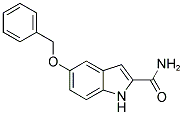 5-BENZYLOXY-1H-INDOLE-2-CARBOXYLIC ACID AMIDE Struktur