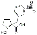 (S)-ALPHA-(3-NITROBENZYL)-PROLINE-HCL Struktur