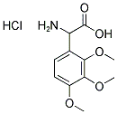 2-AMINO-2-(2,3,4-TRIMETHOXYPHENYL)ACETIC ACID HYDROCHLORIDE Struktur