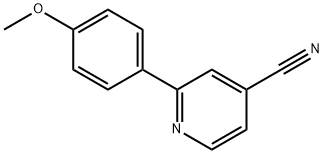 2-(4-METHOXYPHENYL)ISONICOTINONITRILE Struktur