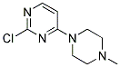 2-CHLORO-4-(4-METHYL-1-PIPERAZINYL)PYRIMIDINE Struktur