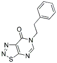 6-(2-PHENYLETHYL)[1,2,3]THIADIAZOLO[5,4-D]PYRIMIDIN-7(6H)-ONE Struktur