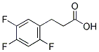 3-(2,4,5-TRIFLUOROPHENYL)PROPIONIC ACID Struktur