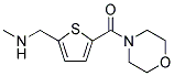 N-METHYL[5-(4-MORPHOLINYLCARBONYL)-2-THIENYL]METHANAMINE Struktur