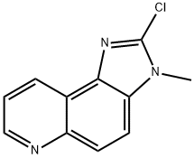 3-METHYL-2-CHLORO-3H-IMIDAZO[4,5-F]QUINOLINE Struktur