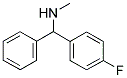 N-[(4-FLUOROPHENYL)(PHENYL)METHYL]-N-METHYLAMINE Struktur