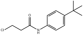 N-(4-TERT-BUTYLPHENYL)-3-CHLOROPROPANAMIDE Struktur