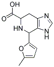 4-(5-METHYL-FURAN-2-YL)-4,5,6,7-TETRAHYDRO-3H-IMIDAZO[4,5-C]PYRIDINE-6-CARBOXYLIC ACID Struktur