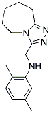 (2,5-DIMETHYL-PHENYL)-(6,7,8,9-TETRAHYDRO-5H-[1,2,4]TRIAZOLO[4,3-A]AZEPIN-3-YLMETHYL)-AMINE Struktur