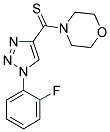 4-{[1-(2-FLUOROPHENYL)-1H-1,2,3-TRIAZOL-4-YL]CARBONOTHIOYL}MORPHOLINE