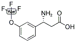 (R)-3-AMINO-3-(3-TRIFLUOROMETHOXY-PHENYL)-PROPIONIC ACID Struktur