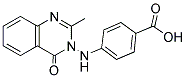 4-(2-METHYL-4-OXO-4 H-QUINAZOLIN-3-YLAMINO)-BENZOIC ACID Struktur