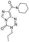 8-(PIPERIDIN-1-YLCARBONYL)-3-PROPYLIMIDAZO[5,1-D][1,2,3,5]TETRAZIN-4(3H)-ONE Struktur