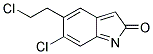 5-CHLOROETHYL-6-CHLOROINDOLE-2-ONE Struktur