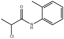 2-CHLORO-N-(2-METHYLPHENYL)PROPANAMIDE Struktur