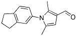 1-(2,3-DIHYDRO-1H-INDEN-5-YL)-2,5-DIMETHYL-1H-PYRROLE-3-CARBALDEHYDE Struktur