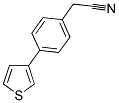 [4-(3-THIENYL)PHENYL]ACETONITRILE Struktur