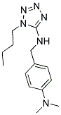 1-BUTYL-N-(4-(DIMETHYLAMINO)BENZYL)-1H-TETRAZOL-5-AMINE Struktur