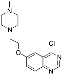 4-CHLORO-6-(2-(4-METHYL-PIPERAZIN-1-YL)-ETHOXY)-QUINAZOLINE Struktur