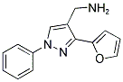 [3-(2-FURYL)-1-PHENYL-1H-PYRAZOL-4-YL]METHYLAMINE Struktur