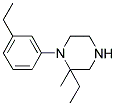 2-ETHYL-1-(3-ETHYLPHENYL)-2-METHYLPIPERAZINE Struktur