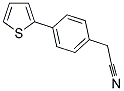 [4-(2-THIENYL)PHENYL]ACETONITRILE Struktur