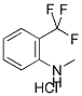 2-(METHYLAMINO)BENZOTRIFLUORIDE HYDROCHLORIDE Struktur