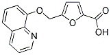 5-[(8-QUINOLINYLOXY)METHYL]-2-FUROIC ACID Struktur