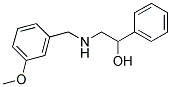 2-((3-METHOXYBENZYL)AMINO)-1-PHENYLETHANOL Struktur