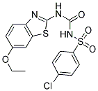 4-CHLORO-N-{[(6-ETHOXY-1,3-BENZOTHIAZOL-2-YL)AMINO]CARBONYL}BENZENESULFONAMIDE Struktur