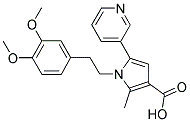 1-[2-(3,4-DIMETHOXY-PHENYL)-ETHYL]-2-METHYL-5-PYRIDIN-3-YL-1H-PYRROLE-3-CARBOXYLIC ACID Struktur