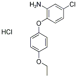 5-CHLORO-2-(4-ETHOXYPHENOXY)ANILINE HYDROCHLORIDE Struktur